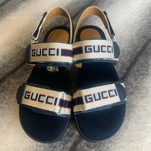 double strap gucci sandals